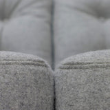 WOOD & WIRE - PECKET - Mid Century Style 3 Seater Sofa
