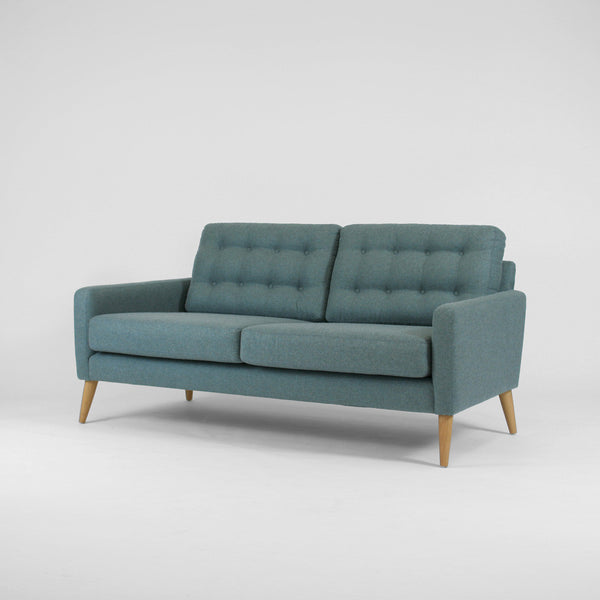 WOOD & WIRE - PECKET WIDE - Mid Century Style 2 Seater Sofa