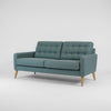 WOOD & WIRE - PECKET WIDE - Mid Century Style 2 Seater Sofa