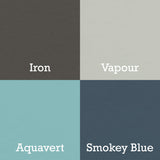 Plywood Desk in Blue - Mid Century Style