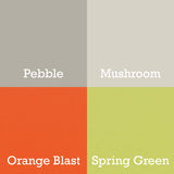 Plywood Desk in Blue - Mid Century Style