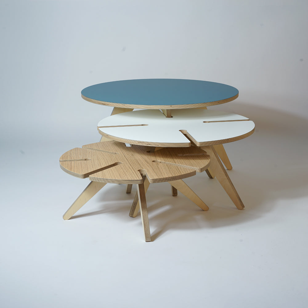 mid century modern stacking tables