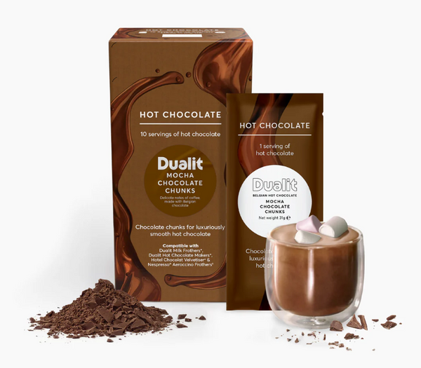 DUALIT  Mocha Flavoured Chocolate Chunk Sachets 10 pack